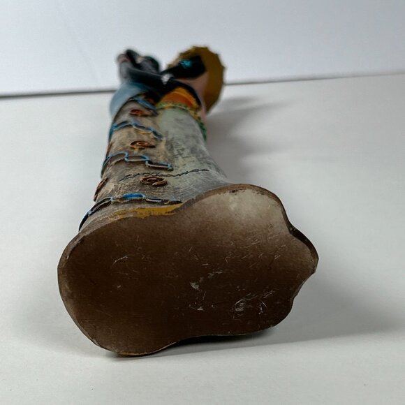 Vintage 13” St Thomas Man Woman Standing In Love Statue Figurine Primitive Decor - Picture 11 of 16